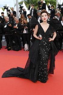 网红走戛纳红地毯,网红风采独领风骚